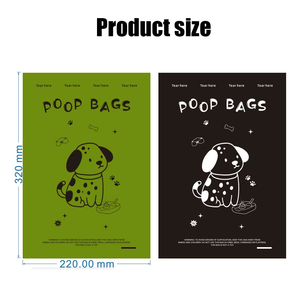 EPI Biodegradable Dog Poop Bags Lavender Scented Pet Poop Bags with Holder Extra Thick Leakproof Dog Poop Bags with Dispenser