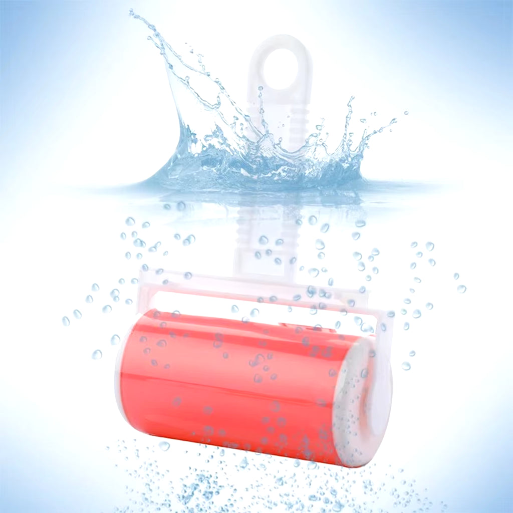 Washable Clothes Hair Sticky Roller Reusable Portable Home Clean Pet Hair Remover Sticky Roller Carpet Bed Sofa Dust Collector