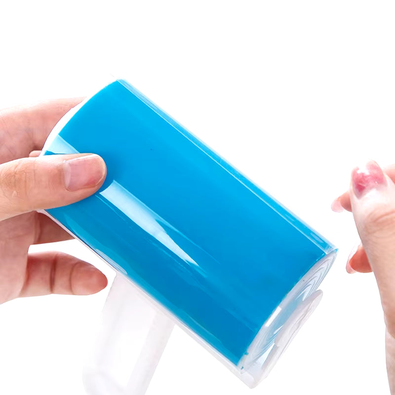 Washable Clothes Hair Sticky Roller Reusable Portable Home Clean Pet Hair Remover Sticky Roller Carpet Bed Sofa Dust Collector