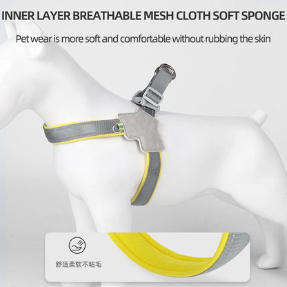 Reflective Pet Dog Harness for Small Medium Dogs Cat No Pull Vest Harnesses Puppy Chest Strap Pug Chihuahua Bulldog Supplies